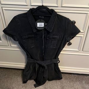 WHITE FOX SUMMER OF LOVE PLAYSUIT-ACID BLACK